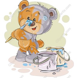 Cute Painting Bear