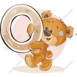 Adorable Teddy Bear with Lifebuoy
