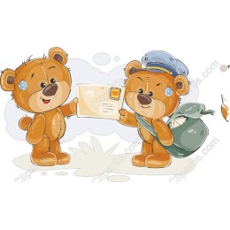 Adorable Bear Letter Delivery