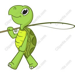Charming Turtle Fishing
