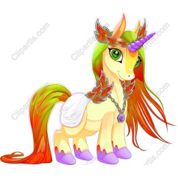 Whimsical Unicorn Pony
