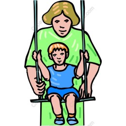 Heartwarming Caregiver & Child Swing