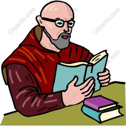 Scholarly Monk Reading