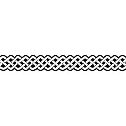 Elegant Black and White Knot Pattern
