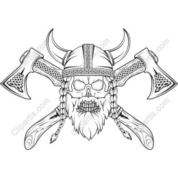 Viking Warrior Skull