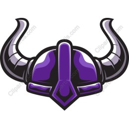 Viking Helmet - Bold Purple