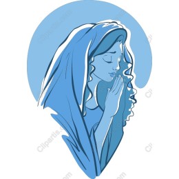 Serene Woman in Prayer