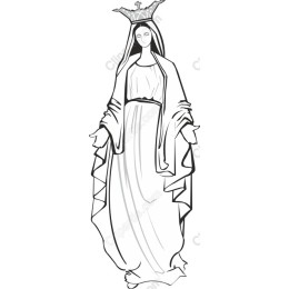 Graceful Crowned Figure