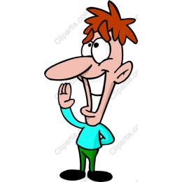 Cheerful Cartoon Character