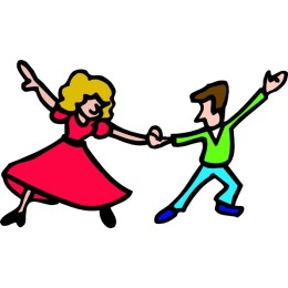 Vibrant Dancing Couple