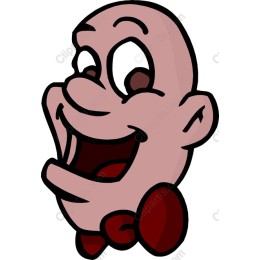 Cheerful Cartoon Character