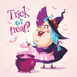 Whimsical Halloween Witch