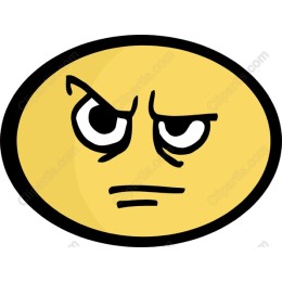 Skeptical Yellow Emoji