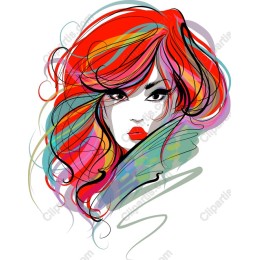Vibrant Female Portrait