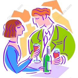 Evening Elegance - Romantic Couple