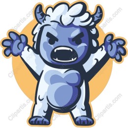 Playful Yeti Character