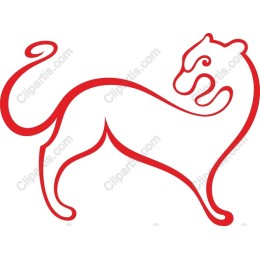 Stylized Red Dog