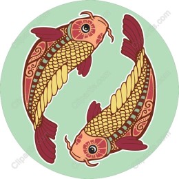 Elegantly Crafted Koi Fish