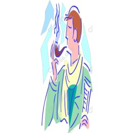 Sophisticated Contemplative Figure