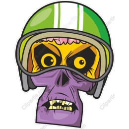 Fierce Retro Skull Helmet