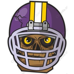 Fierce Skull Football Helmet