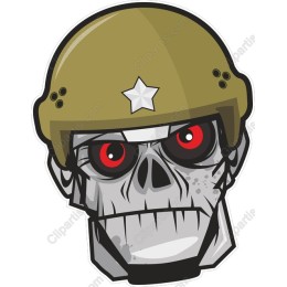 Militant Skull Mascot