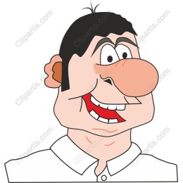 Cheerful Cartoon Character