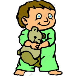 Adorable Child with Teddy Bear