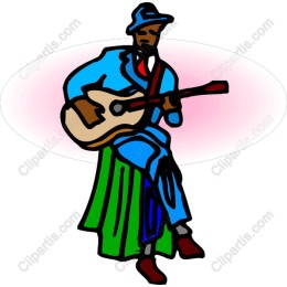 Vibrant Guitar Player
