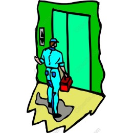 Technician with Toolbox
