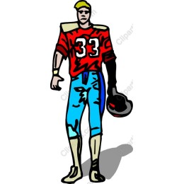 Vintage Football Player