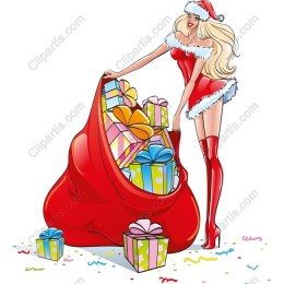 Glamorous Christmas with Gifts