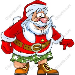 Whimsical Santa Claus