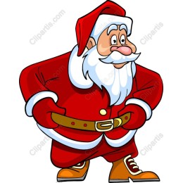 Jolly Santa Claus Cartoon