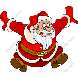 Cheerful Santa Claus
