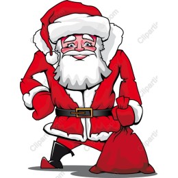 Cheerful Santa Claus
