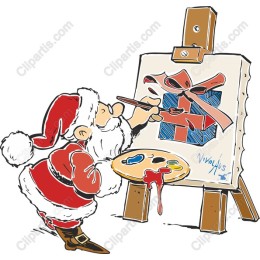 Santa Claus Painting
