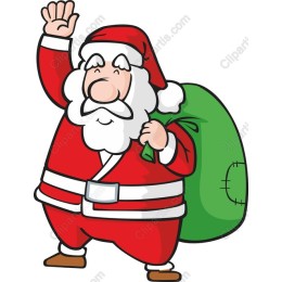 Cheerful Santa Claus