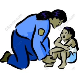 Caring Moments - of a Caregiver and Child
