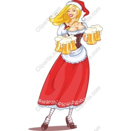 Festive Beer Girl