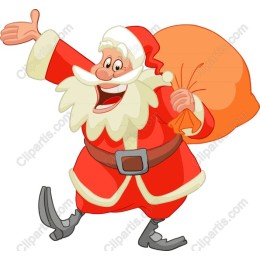 Cheerful Santa Claus