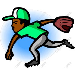 Baseball Player in Action