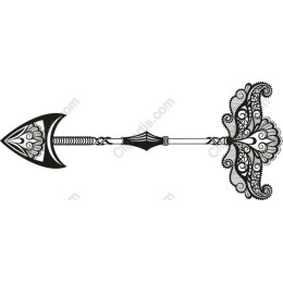 Ornate Decorative Spear