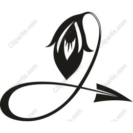 Elegant Stylized Flower
