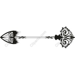 Elegant Decorative Spear