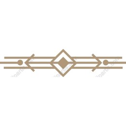 Elegant Gold Geometric Border