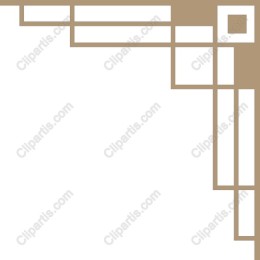 Elegant Geometric Corner Frame