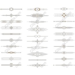 Elegant Decorative Dividers Set