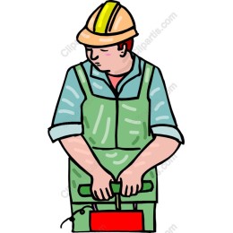 Vibrant Construction Worker