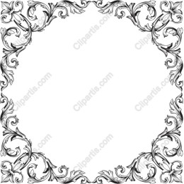 Ornate Floral Border